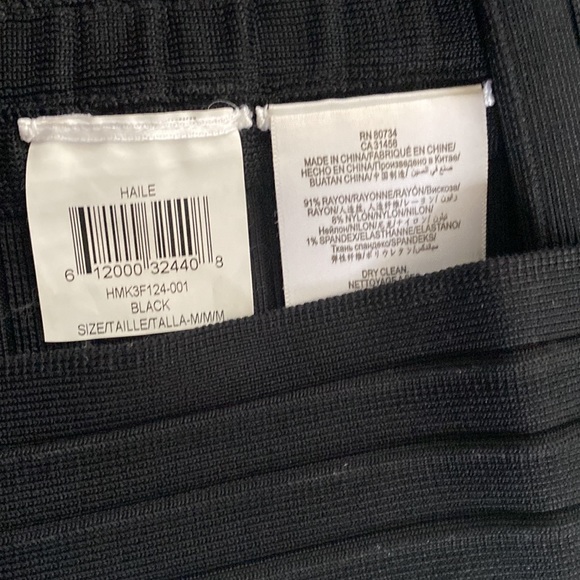 Herve Leger Bandage Black Miniskirt Haile size medium - Picture 7 of 9